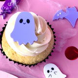 6Pk Ghost Toppers/ Ghosts/ Cupcake toppers/ Halloween