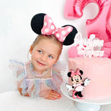 Minnie cake fropper and Name topper