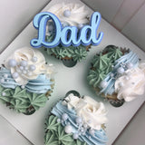 Dad/ Papa cupcake toppers