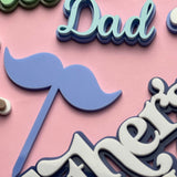 Moustache Charms (4Pk)