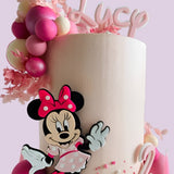 Minnie cake fropper and Name topper