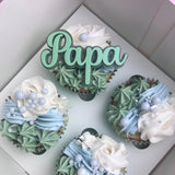 Dad/ Papa cupcake toppers