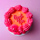 Bride to Be- Layered Acrylic Cake Fropper