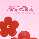 Flower Cake Template