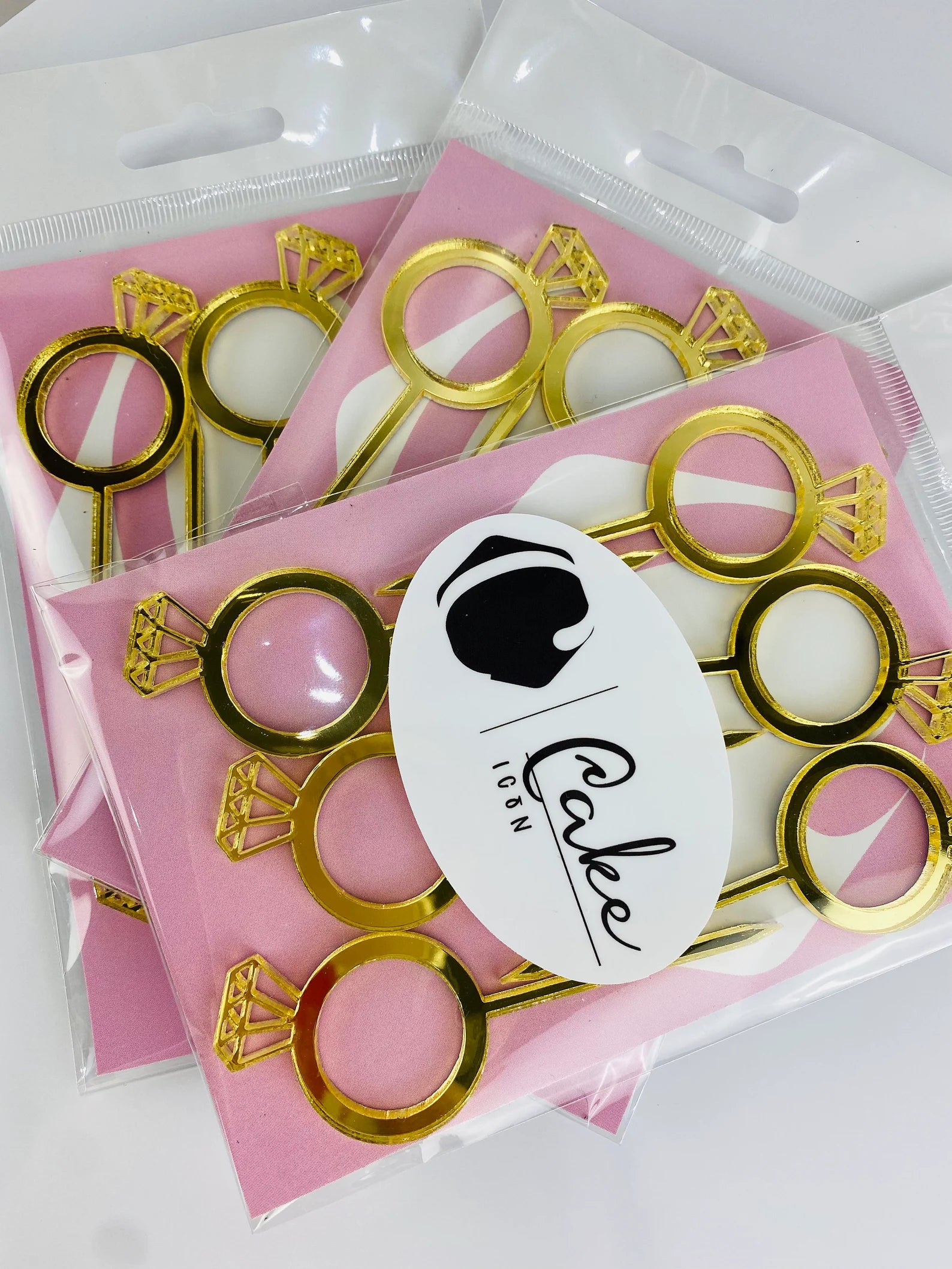 Diamond Cake Toppers Gold No. 0 Diamond Cake Toppers Gold No. 0