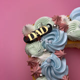 Dad Moustache mini toppers (4Pk)