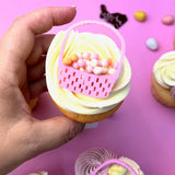 Easter basket mini toppers