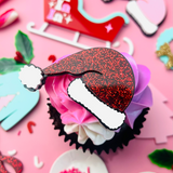 Santa Hats Mini Toppers