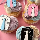 Shirt & Tie Mini Topper