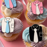 Shirt & Tie Mini Topper