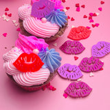 6Pk Kissy lips mini topper