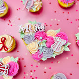 2 Pk Love you/ Mum Mini Toppers