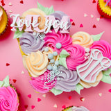 2 Pk Love you/ Mum Mini Toppers