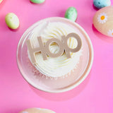 Hop Easter Cupcake Topper