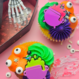 Slime Cauldron Mini Cupcake Toppers