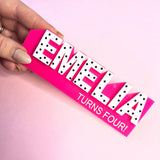 LOL personalised name cake topper