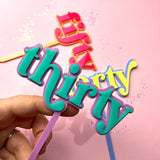 Birthday Toppers - 30 Thirty / 40 Forty / 50 Fifty