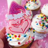 Grinch cupcake topper