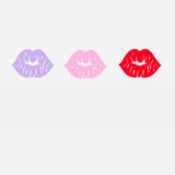 6Pk Kissy lips mini topper