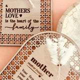 Rattan mother's day sign